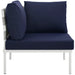 Harmony Outdoor Patio Aluminum Corner Sofa - view 15