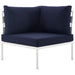 Harmony Outdoor Patio Aluminum Corner Sofa - view 13