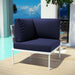 Harmony Outdoor Patio Aluminum Corner Sofa - view 11
