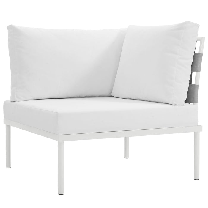 Harmony Outdoor Patio Aluminum Corner Sofa - view 17