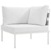 Harmony Outdoor Patio Aluminum Corner Sofa - view 17