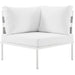 Harmony Outdoor Patio Aluminum Corner Sofa - view 18