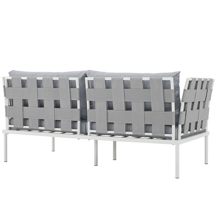 Harmony Outdoor Patio Aluminum Loveseat - view 9