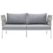 Harmony Outdoor Patio Aluminum Loveseat - view 10