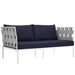 Harmony Outdoor Patio Aluminum Loveseat - view 12