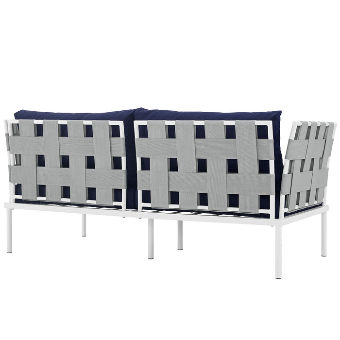 Harmony Outdoor Patio Aluminum Loveseat - view 14