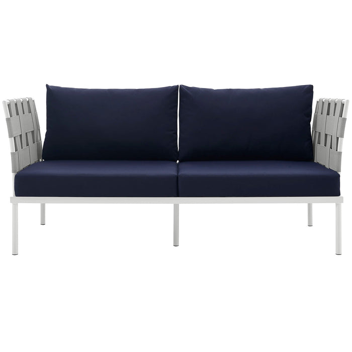 Harmony Outdoor Patio Aluminum Loveseat - view 15