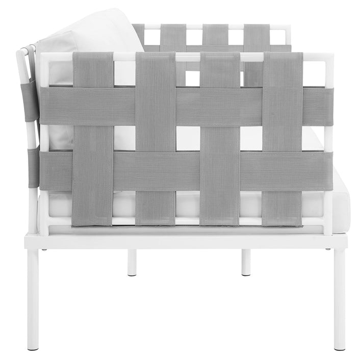 Harmony Outdoor Patio Aluminum Loveseat - view 18