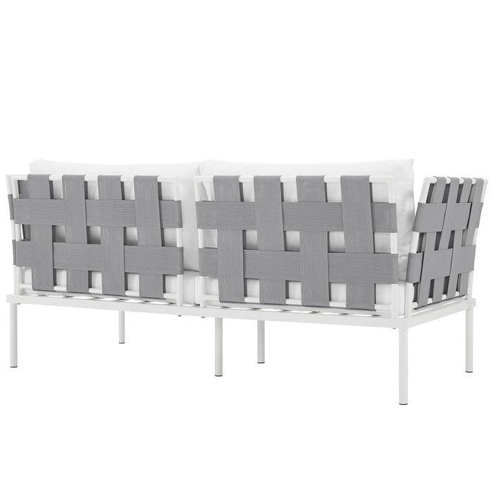 Harmony Outdoor Patio Aluminum Loveseat - view 19