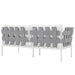 Harmony Outdoor Patio Aluminum Loveseat - view 19