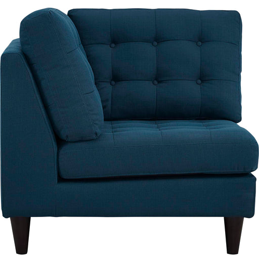 Empress Upholstered Fabric Corner Sofa - alternate angle view