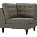 Empress Upholstered Fabric Corner Sofa - view 10