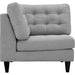 Empress Upholstered Fabric Corner Sofa - view 17