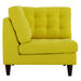 Empress Upholstered Fabric Corner Sofa - view 23