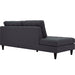 Empress Upholstered Fabric Left Facing Bumper - view 5