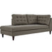 Empress Upholstered Fabric Left Facing Bumper - view 7