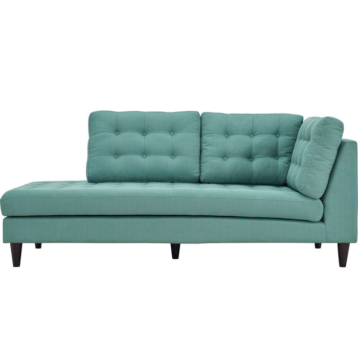 Empress Upholstered Fabric Left Facing Bumper - view 12