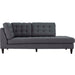 Empress Upholstered Fabric Right Facing Bumper - view 6