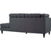 Empress Upholstered Fabric Right Facing Bumper - view 5