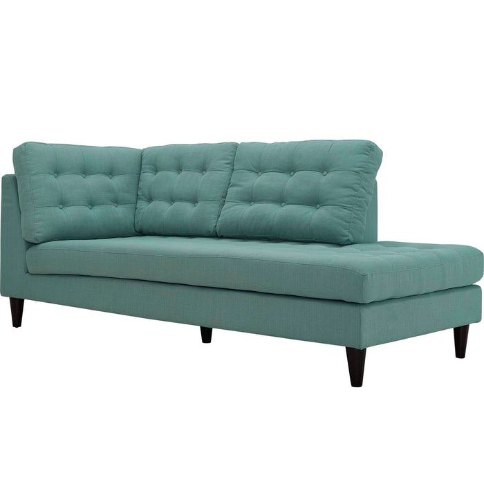 Empress Upholstered Fabric Right Facing Bumper - view 10