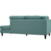 Empress Upholstered Fabric Right Facing Bumper - view 11