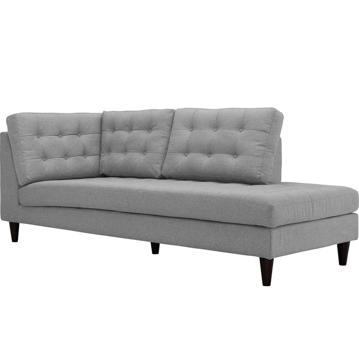 Empress Upholstered Fabric Right Facing Bumper - view 13