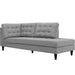 Empress Upholstered Fabric Right Facing Bumper - view 13