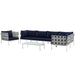 Harmony 7 Piece Outdoor Patio Aluminum Sectional Sofa Set by Modway - view 19