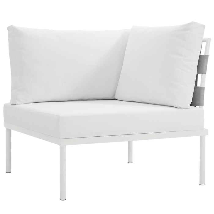 Harmony 7 Piece Outdoor Patio Aluminum Sectional Sofa Set by Modway - view 29