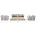 Harmony 5 Piece Outdoor Patio Aluminum Sectional Sofa Set by Modway - side view