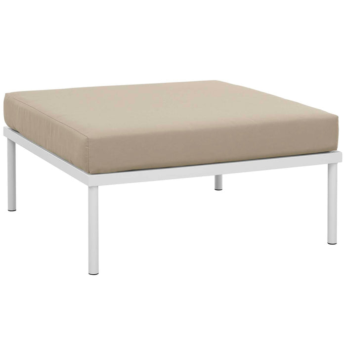 Harmony 5 Piece Outdoor Patio Aluminum Sectional Sofa Set by Modway - specifications diagram