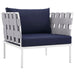 Harmony 5 Piece Outdoor Patio Aluminum Sectional Sofa Set by Modway - view 18