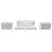 Harmony 5 Piece Outdoor Patio Aluminum Sectional Sofa Set by Modway - view 28