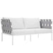 Harmony 5 Piece Outdoor Patio Aluminum Sectional Sofa Set by Modway - view 26