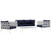 Harmony 5  Piece Outdoor Patio Aluminum Sectional Sofa Set by Modway - view 16