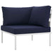 Harmony 5  Piece Outdoor Patio Aluminum Sectional Sofa Set by Modway - view 19