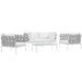 Harmony 5  Piece Outdoor Patio Aluminum Sectional Sofa Set by Modway - view 23