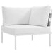 Harmony 5  Piece Outdoor Patio Aluminum Sectional Sofa Set by Modway - view 26