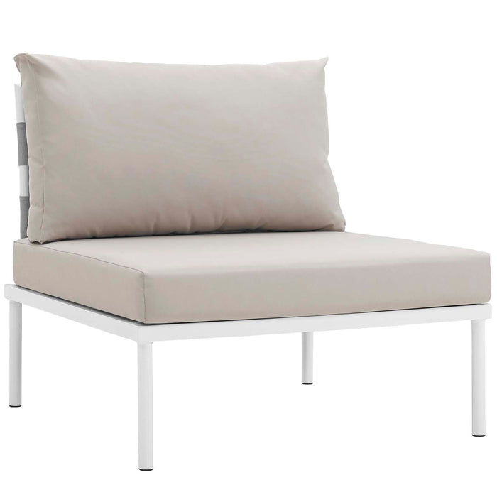 Harmony 8 Piece Outdoor Patio Aluminum Sectional Sofa Set by Modway - detail close-up