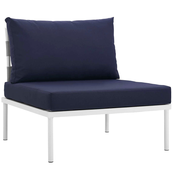 Harmony 8 Piece Outdoor Patio Aluminum Sectional Sofa Set by Modway - view 18