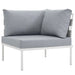 Harmony 6 Piece Outdoor Patio Aluminum Sectional Sofa Set by Modway - accessory view