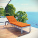 Shore Outdoor Patio Aluminum Chaise with Cushions - view 11