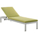 Shore Outdoor Patio Aluminum Chaise with Cushions - view 17