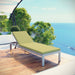 Shore Outdoor Patio Aluminum Chaise with Cushions - view 16