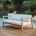 Bayport Outdoor Patio Teak Sofa - Modway \outdoor\sofas & sectionals
