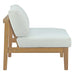 Bayport Outdoor Patio Teak Armless - detail close-up