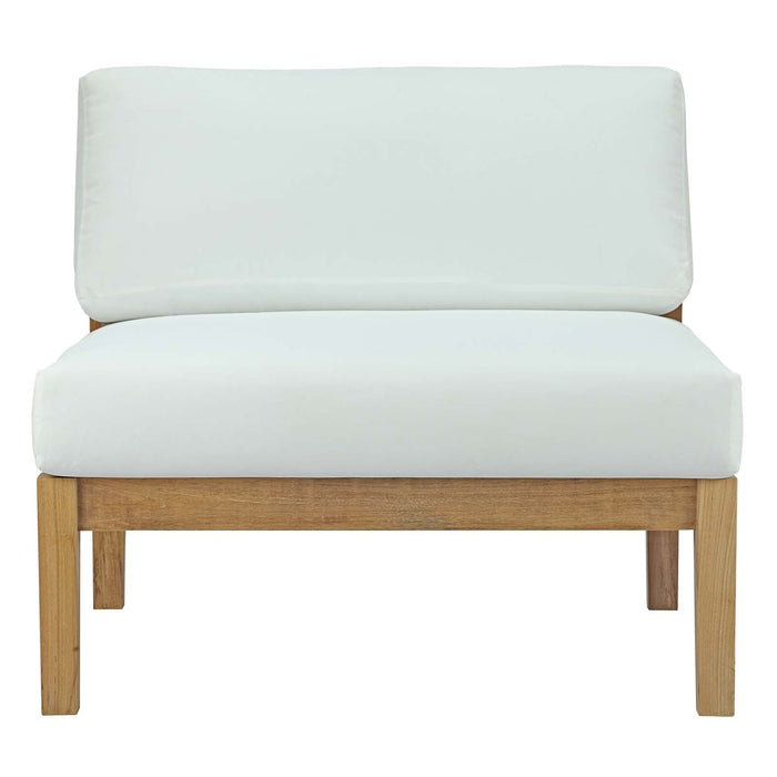 Bayport Outdoor Patio Teak Armless - view 5
