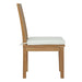 Marina Outdoor Patio Teak Dining Chair - detail close-up
