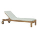 Upland Outdoor Patio Teak Chaise - alternate angle view