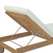 Upland Outdoor Patio Teak Chaise - view 5